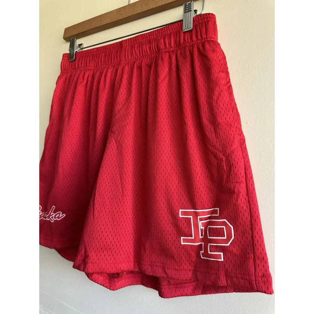 Inaka Power Mesh Shorts Men’s Medium Red White IP Athletic Gym Limited Release